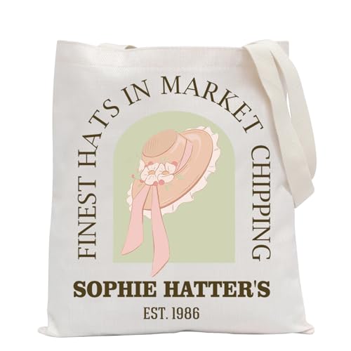 Anime-Film-inspiriertes Geschenk, Anime-Fan-Tragetasche, Sophie Hutmachers feinste Hüte auf dem Markt, Schultertasche, Sophie Hatter's UK, 0 von FUNYSO