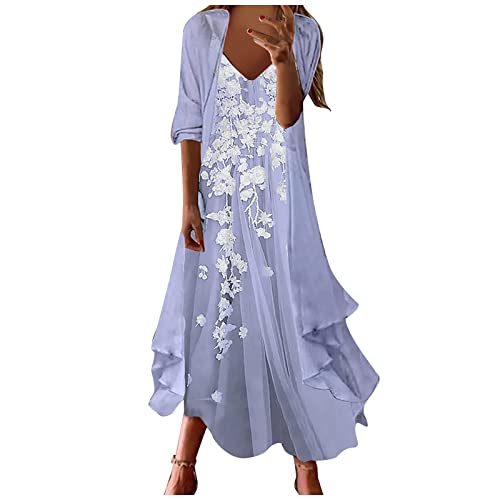 Abendkleid Damen Lang Zweiteiler Kleid Hochzeitsgast Abendkleider Elegant Maxikleid 2 Teiler Brautmutterkleider Kleid Mit Lochstickerei Cocktailkleid Frauen Chiffon Cardigan Festliche Kleider Abendkleid Damen Lang Zweiteiler Kleid Hochzeitsgast Abendkleider Elegant Maxikleid 2 Teiler Brautmutterkleider Kleid Mit Lochstickerei Cocktailkleid Frauen Chiffon Cardigan Festliche Kleider von FUPODD