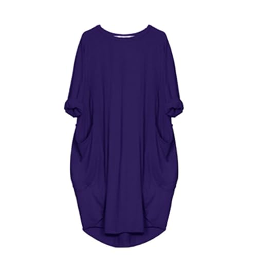 Kleider Damen Sommer Knielang Sommerkleid Damen Elegant Langarm Sommerkleider Frauen Leicht Und Luftig Musselin Kleider Mit Ärmeln Locker Damenkleider Mit Taschen Ballonkleid Mit Taschen Kleider Damen Sommer Knielang Sommerkleid Damen Elegant Langarm Sommerkleider Frauen Leicht Und Luftig Musselin Kleider Mit Ärmeln Locker Damenkleider Mit Taschen Ballonkleid Mit Taschen von FUPODD