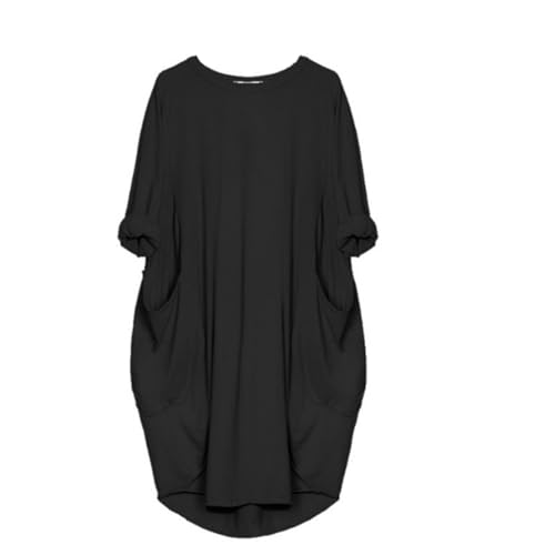 Kleider Damen Sommer Knielang Sommerkleid Damen Elegant Langarm Sommerkleider Frauen Leicht Und Luftig Musselin Kleider Mit Ärmeln Locker Damenkleider Mit Taschen Ballonkleid Mit Taschen Kleider Damen Sommer Knielang Sommerkleid Damen Elegant Langarm Sommerkleider Frauen Leicht Und Luftig Musselin Kleider Mit Ärmeln Locker Damenkleider Mit Taschen Ballonkleid Mit Taschen von FUPODD