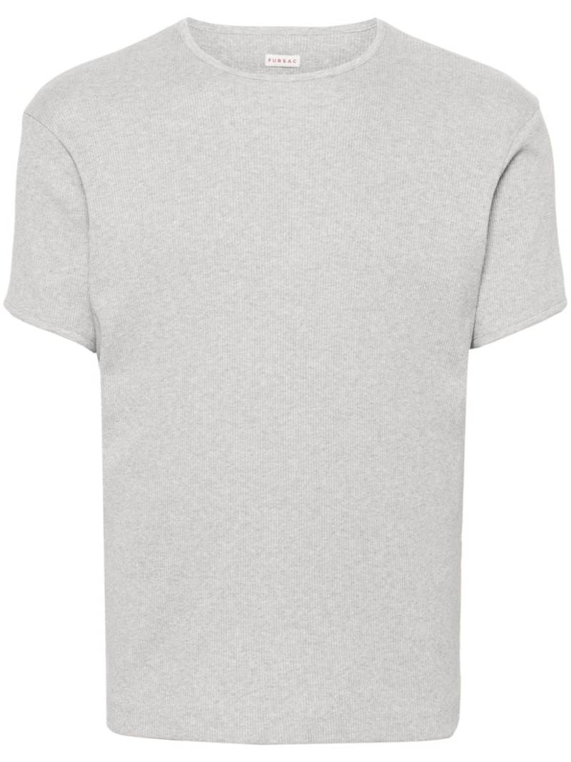 FURSAC Geripptes T-Shirt - Grau von FURSAC