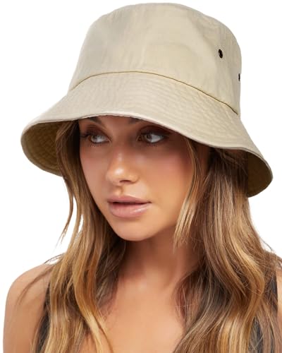 FURTALK Unisex Fischerhut Baumwolle Bucket Hat Verstellbare Sonnenhut für Damen und Herren von FURTALK