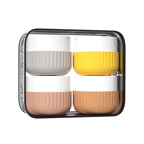 Reisebehälter für Toilettenartikel, Reiseflaschen mit transparenter Tasche, auslaufsichere Silikon-Reisegläser für kosmetische Handcreme Reisebehälter für Toilettenartikel, Reiseflaschen mit transparenter Tasche, auslaufsichere Silikon-Reisegläser für kosmetische Handcreme von FUUGlan