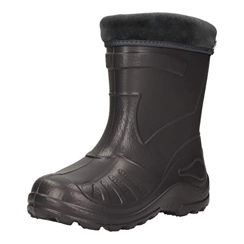 FUZZIO Kinder SeSe Gummistiefel Regenstiefel leichte gefüttert Grau 35 EU von FUZZIO