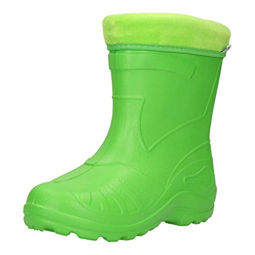 FUZZIO Kinder SeSe Gummistiefel Regenstiefel leichte gefüttert Grün 23 EU von FUZZIO