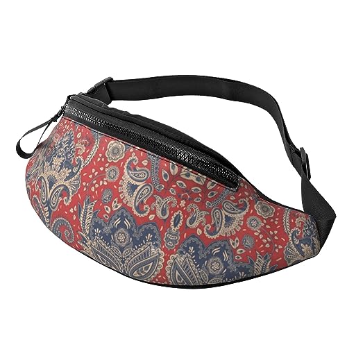 Art Paisley Gürteltasche, verstellbare Hüfttasche, Umhängetasche, Reise-Gürteltasche für Damen und Herren von FWJZDSP