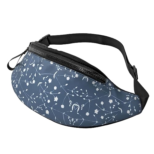 Blumen-Fanny-Pack, verstellbare Taillentasche, Umhängetasche, Reise-Fanny-Pack für Damen und Herren von FWJZDSP