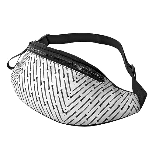 Fanny Pack für Klarinette, Musikinstrument, verstellbare Hüfttasche, Umhängetasche, Reise-Gürteltasche für Damen und Herren von FWJZDSP