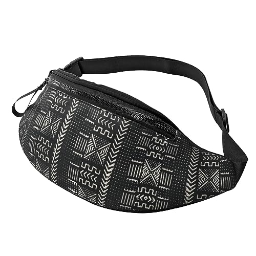 Fanny Pack mit Schlammtuchmuster, verstellbare Taillentasche, Umhängetasche, Reise-Fanny Pack für Damen und Herren von FWJZDSP