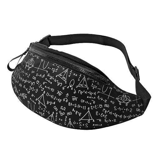 Fanny Packs Algebra Geometry Abstract Math Pattern Hüfttasche Hüfttasche für Laufen, Wandern und Reisen, Damen und Herren von FWJZDSP