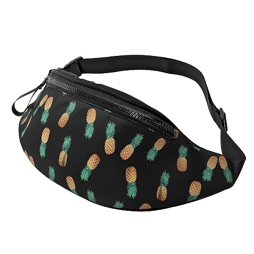 Fanny Packs Hüfttasche mit Kiefernmuster, für Laufen, Wandern und Reisen, Damen und Herren von FWJZDSP