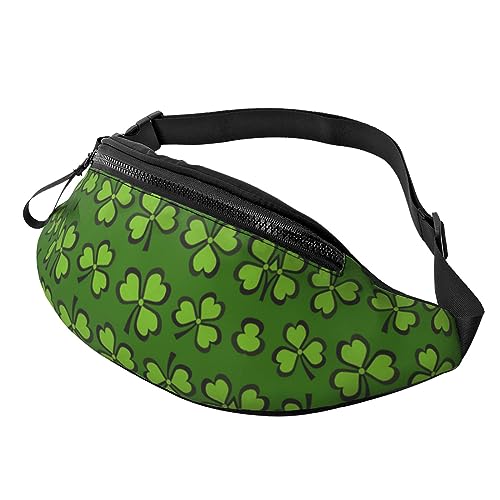 Fanny Packs Shamrock St Patrick Hüfttasche, Hüfttasche für Laufen, Wandern und Reisen, Damen und Herren von FWJZDSP