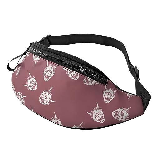 Horror Smile Fanny Pack, verstellbare Hüfttasche für Wandern, Laufen, Radfahren, Männer und Frauen von FWJZDSP