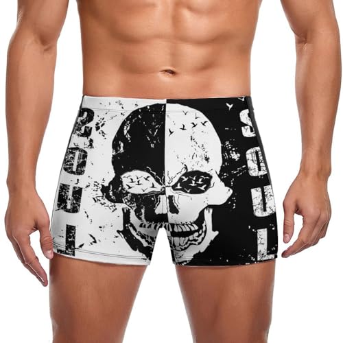 FZRTGOP Totenkopf Herren Badehose Kurz Badeshorts Schwimmhose Bademode Badeslip Swim Briefs FZRTGOP Totenkopf Herren Badehose Kurz Badeshorts Schwimmhose Bademode Badeslip Swim Briefs von FZRTGOP