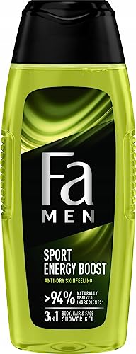 Fa MEN Sport Double Power Power Boost Body & Hair, Duschgel/Shampoo - 400 ml von Fa