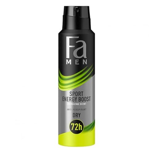 Fa Men Deospray "Sport Energy Boost" - 3er Pack (3 x 150 ml) von Fa