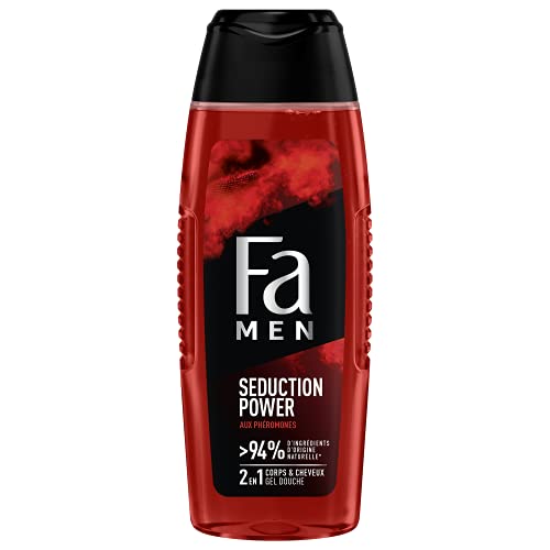 Fa Men – Duschgel – Sédution Power – Haar-/Körpergel für Herren, 250 ml von Fa