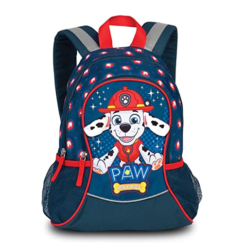 Fabrizio Paw Patrol Marshall Kinderrucksack Kindergarten Rucksack Jungen Buben mit Plüschohren 20632-5000, Einheitsgröße, Blau von Fabrizio