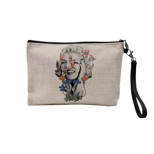 Tasche aus Leinen – Kollektion Creation Surrealistische Collage Art Surrealismus Skulptur Humor Ästhetik – Kosmetiktasche aus Leinen in Leinenoptik – Kulturbeutel – Geldbörse, Marilyn, 23.5 x 15 cm, Tasche aus Leinen – Kollektion Creation Surrealistische Collage Art Surrealismus Skulptur Humor Ästhetik – Kosmetiktasche aus Leinen in Leinenoptik – Kulturbeutel – Geldbörse, Marilyn, 23.5 x 15 cm, von Fabulous