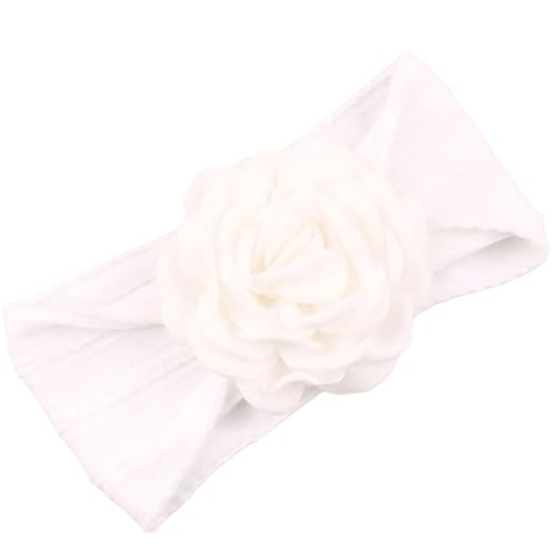 Breites Stirnband für Kleinkinder, Blume, Kopfbedeckung, elastischer Kopfschmuck mit Blumen-Design, Charm, für Neugeborene und empfindliche Haut Breites Stirnband für Kleinkinder, Blume, Kopfbedeckung, elastischer Kopfschmuck mit Blumen-Design, Charm, für Neugeborene und empfindliche Haut von FackLOxc