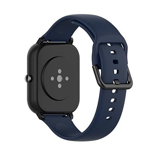 Ersatzbänder Kompatibel mit Amazfit Bip 3 Pro Armband für Damen Herren, Verstellbare Weiches Silikon Sport Ersatzarmband Sportarmband für Amazfit Bip 3 Pro, A2 von Factorys