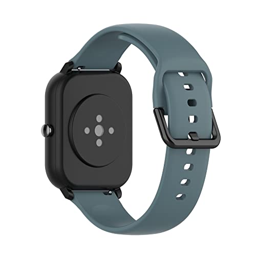 Ersatzbänder Kompatibel mit Amazfit Bip 3 Pro Armband für Damen Herren, Verstellbare Weiches Silikon Sport Ersatzarmband Sportarmband für Amazfit Bip 3 Pro, A4 von Factorys