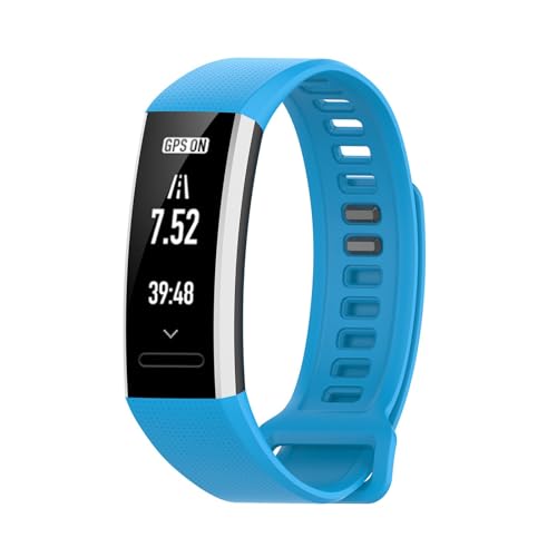 Ersatzbänder Kompatibel mit Huawei Band 2/Band 2 Pro Armband für Damen Herren, Fitnesstracker Band Set aus TPU Silikon Sportarmband für Huawei Band 2/Band 2 Pro von Factorys