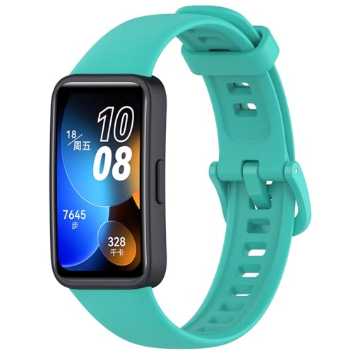 Ersatzbänder Kompatibel mit Huawei Band 9/Band 8 Armband für Damen Herren, Verstellbare Weiches Silikon Sport Ersatzarmband Sportarmband für Huawei Band 9/Band 8 von Factorys