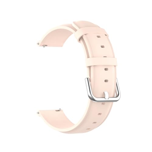 Factorys Leder Uhrenarmbänder Kompatibel mit TicWatch E2 Armband für Damen Herren, 22mm Uhrenarmband Smart Watch Lederarmband für TicWatch E2 von Factorys