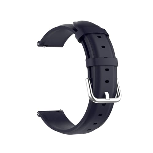 Leder Uhrenarmbänder Kompatibel mit Amazfit GTS 4 Mini Armband für Damen Herren, 20mm Uhrenarmband Smart Watch Lederarmband für Amazfit GTS 4 Mini Ersatzarmband von Factorys