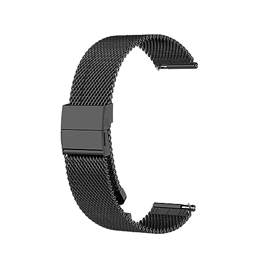 Metall Armband 20mm Kompatibel mit Garmin Vivomove 3 für Herren Damen, Edelstahl Masche Metall Ersatzarmband Uhrenarmband für Garmin Vivomove 3 von Factorys