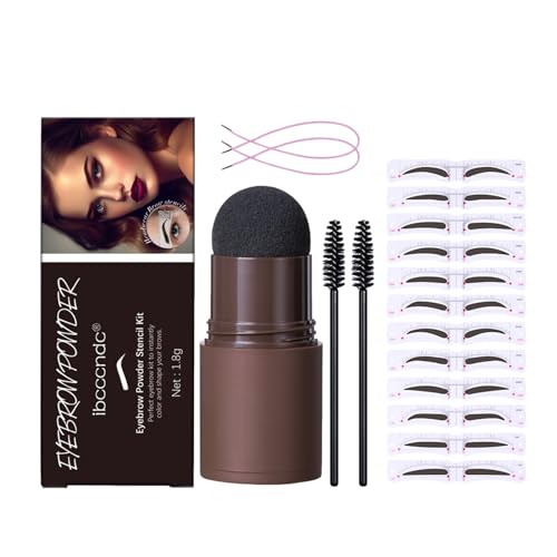 Augenbrauen-Schablonen-Set | Wasserfestes Augenbrauen-Stempelset - Wiederverwendbares Augenbrauen-Schablonen-Formungsset, Geschenk für Frauen, Mutter, Freundin, Make-up-Liebhaber von Facynde