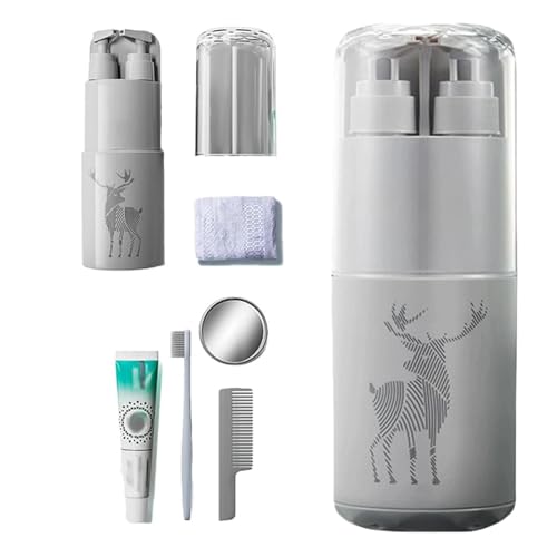 Reise-Toilettenartikel-Set, Tragbares Reise-Toilettenartikel-Becher Auslaufsichere Reise Container Und Reise Toilettenartikel Set Reise-Toilettenartikel-Set Reise-Toilettenartikel-Set, Tragbares Reise-Toilettenartikel-Becher Auslaufsichere Reise Container Und Reise Toilettenartikel Set Reise-Toilettenartikel-Set von Facynde