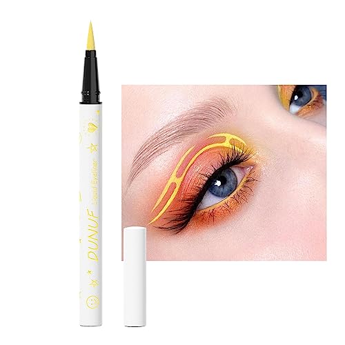 Wasserfester Eyeliner-Stift, Wasserfester Eyeliner, Langlebiger Augenstift, glatte Farbe, flüssiger Eyeliner, Farb-Eyeliner-Stift, Lidschattenstift, langanhaltender, wischfester flüssiger von Facynde