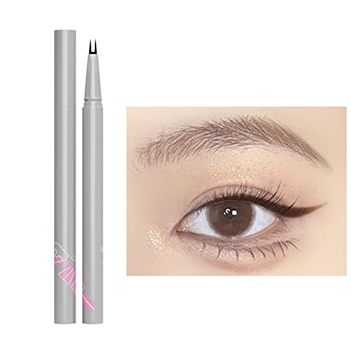 Wimpernstift mit doppelter Spitze unten - Wasserfester Eyeliner-Stift mit Doppelspitze - Wischfester, schweißfester, doppelter Stift für die unteren Wimpern, schweißfester Eyeliner-Stift für von Facynde