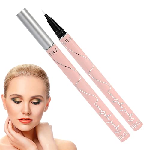 Wischfester flüssiger Eyeliner | Flüssiger Eyeliner mit glatter Farbe - Schweißfester, vielseitig verwendbarer Eyeliner-Stift, wasserfester 24-Stunden-Liner, mit dem Sie ganz einfach jeden Facynde von Facynde