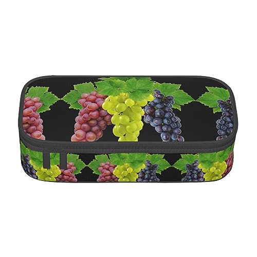 Faduni Federmäppchen mit Affenmotiv, großes Fassungsvermögen, Stifteetui, Schulbedarf, Geschenk für Schüler, Mädchen, Jungen, Erwachsene, Teenager, grape, Einheitsgröße, Taschen-Organizer von Faduni