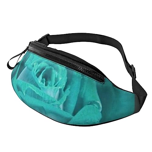 Magisches Muster Hüfttasche Bauchtasche Bauchtasche mit verstellbarem Gürtel für Männer Frauen Sport Laufen Wandern Joggen, Pretty Rose, Einheitsgröße von Faduni