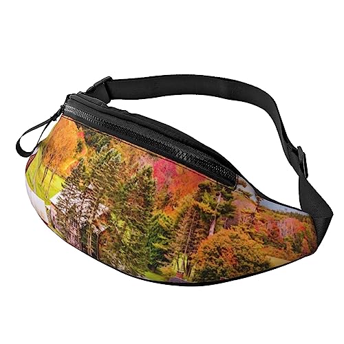 Marine Biologie Hüfttasche Bauchtasche Bauchtasche mit verstellbarem Gürtel für Männer Frauen Sport Laufen Wandern Joggen, Country Farm, Einheitsgröße von Faduni