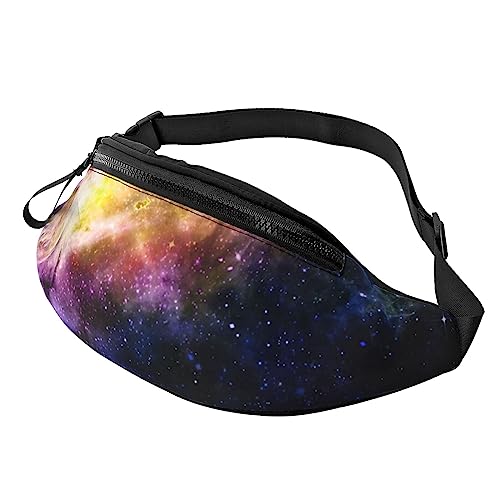 We Can Do It Hüfttasche Bauchtasche mit verstellbarem Gürtel für Männer Frauen Sport Laufen Wandern Joggen, Galaxie im Universum, Einheitsgröße von Faduni