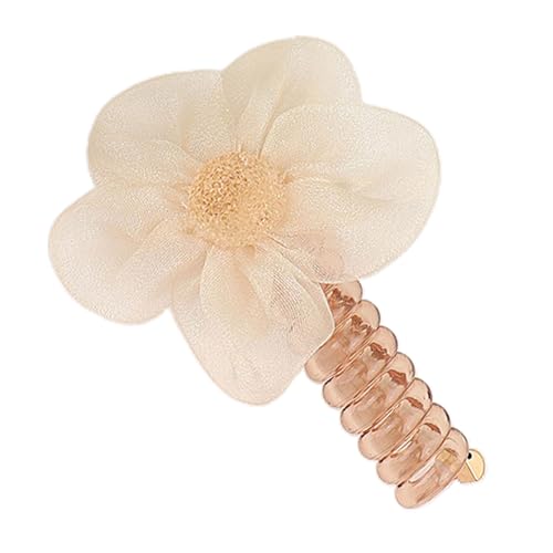 Elegante Haargummis, Geschenk für Mädchen und Damen, Haargummis, dehnbar, spiralförmiger Pferdeschwanz-Halter, Handykordel, Blumen-Stirnband für Frauen von Fahoujs