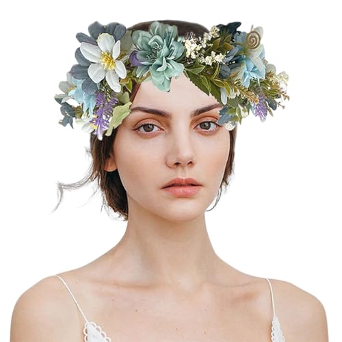 Elegantes Blumen-Haarband, Brautblume für Hochzeit, Party, Girlanden, Haarkranz für Frauen von Fahoujs