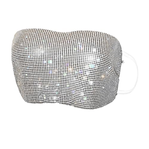FakeFace Damen Glitzer Pailletten Tube Top Strass Schulterfreies Bandeau Cami Crop Top Bling BH Top Trägerlos Tops Bluse Party Rave Oberteil Party Club Wear Bauchtanz Latin Dance für Frauen FakeFace Damen Glitzer Pailletten Tube Top Strass Schulterfreies Bandeau Cami Crop Top Bling BH Top Trägerlos Tops Bluse Party Rave Oberteil Party Club Wear Bauchtanz Latin Dance für Frauen von FakeFace