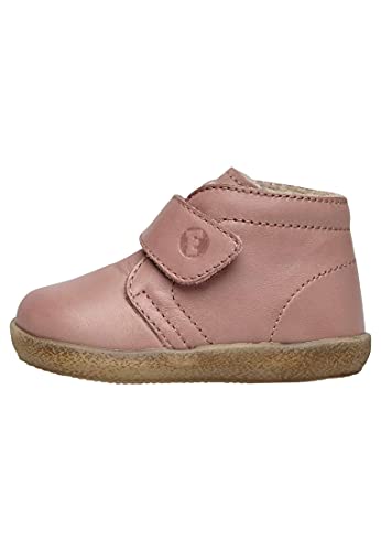 Falcotto Conte VL-Scarpe in Nappa spazzolata Con Chiusura Velcro, Rosa 22 von Falcotto