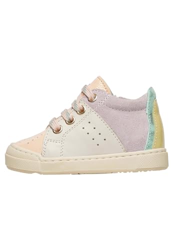 Falcotto Jungen Mädchen Fabron Zip Krippenschuh, Milch Lilac Puder, 21 EU von Falcotto