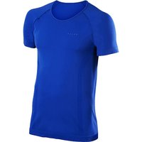 Falke Herren T-Shirt blau Mikrofaser unifarben Comfort Fit von Falke