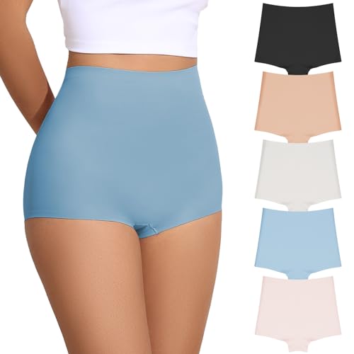 FallSweet Nahtlose Boxershorts Damen - No Show Seamless Slips Unterwäsche Mehrpack von FallSweet