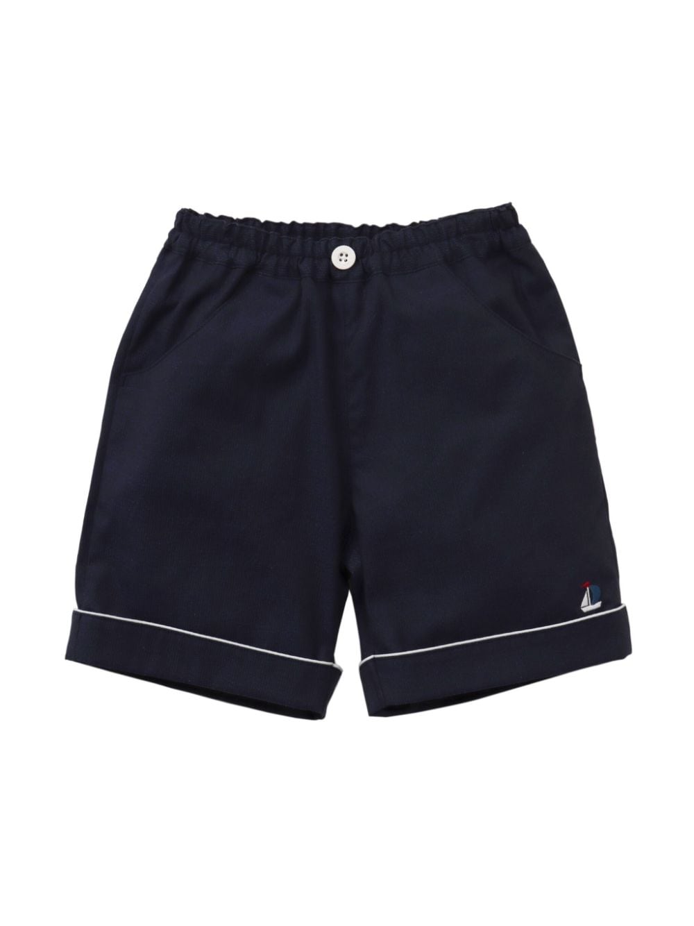 Familiar Shorts mit Kontrastborten - Blau von Familiar