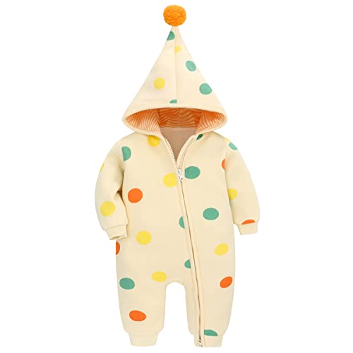 Famuka Baby Strampler Jungen Mädchen Spieler Overall Outfit Schlafanzug Baby Kleidung (24 Monate, 90, Gelb) von Famuka