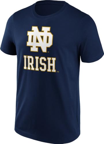 College Football Notre Dame Fighting T-Shirt ** Irish Logo ** Navy (as3, Alpha, m, Regular, Regular) von Fanatics